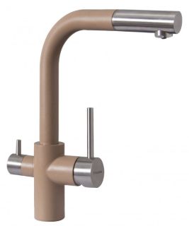 Смеситель для кухни Florentina Кристалл с подключением под фильтр капучино